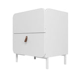 Bogardus Nightstand in White NS-319AMC86 Manhattan Comfort