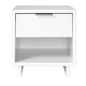 Manhattan Comfort Granville Modern Nightstand 1.0 White NS-5001