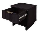 Manhattan Comfort Granville Modern Nightstand 1.0 Black NS-5002