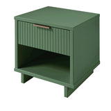 Manhattan Comfort Granville Modern Nightstand 1.0 Sage Green NS-5003