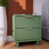 Manhattan Comfort Granville Modern Nightstand 2.0 Sage Green NS-5013