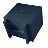 Manhattan Comfort Granville Modern Nightstand 2.0 Midnight Blue NS-5014