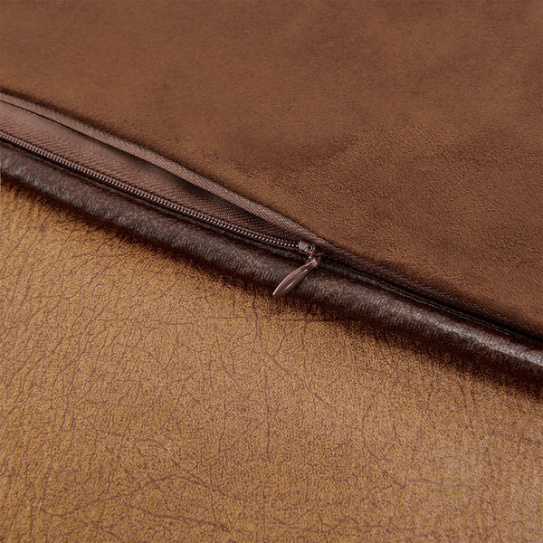 Hiend Accents Brighton Comforter Set - Luxurious Western Elegance With Rich Earth Tones And Textured Accents Brown Comforter, Face, 100% Polyester. Back, 100% Cotton. Filling, 100% Polyester,Bedskirt, Skirt, 100% Polyester. Decking, 100% Polyester,Standardsham, 100% Polyester Ns4090-fl-oc