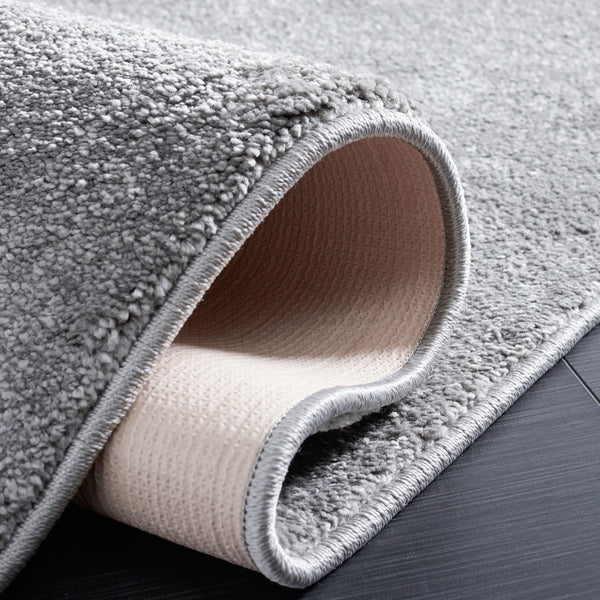 Safavieh Non-slip Area Rug – Luxurious Power Loomed Grey Design For Sophisticated Home Décor And Comfort Grey Polypropylene Nsd420g-8