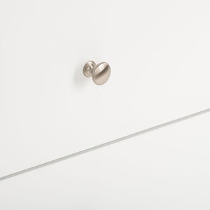 Safavieh Winchester Nightstand - Mid-Century Modern Design With Walnut Finish & White A-Frame Accents, 2 Drawers NST1400B