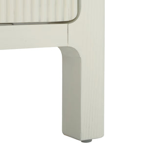 Safavieh Misha Nightstand - Sleek White Acacia Wood Furniture For Modern Bedrooms With Ample Storage Solutions White Acacia,Mdf,Veneer,Plywood Nst2400a