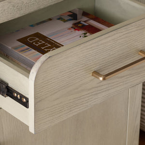 Safavieh Amika Nightstand In White Wash - Rustic Acacia Wood With Spacious Storage & Timeless Style Charm White Washed Accacia,Plywood Nst2401a