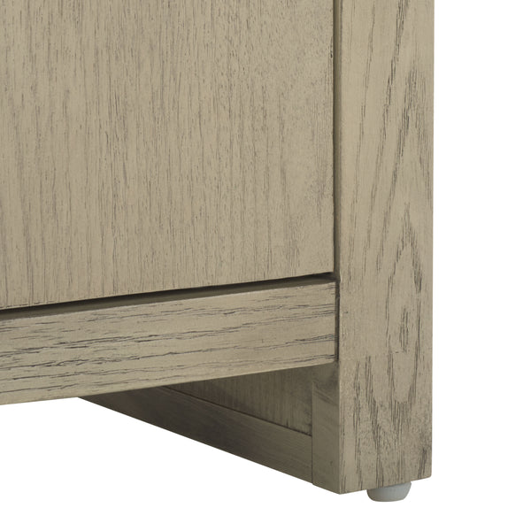 Safavieh Amika Nightstand In White Wash - Rustic Acacia Wood With Spacious Storage & Timeless Style Charm White Washed Accacia,Plywood Nst2401a