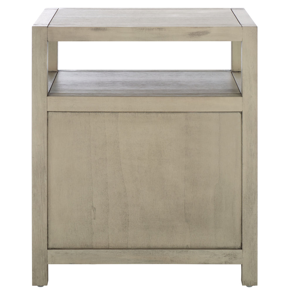 Safavieh Amisa Nightstand: Elegant Acacia Design For Functional Bedroom Storage And Sophisticated Style Natural Accacia,Plywood,Mdf,Veneer Nst2402a