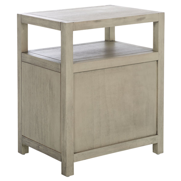 Safavieh Amisa Nightstand: Elegant Acacia Design For Functional Bedroom Storage And Sophisticated Style Natural Accacia,Plywood,Mdf,Veneer Nst2402a