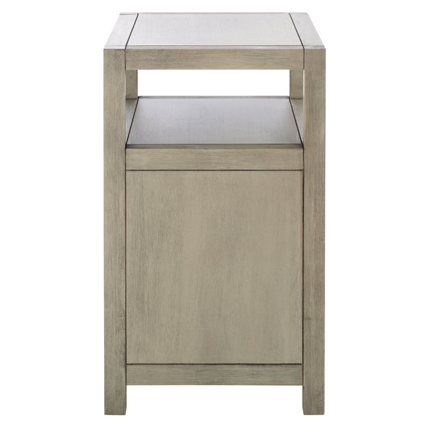 Safavieh Amisa Nightstand: Elegant Acacia Design For Functional Bedroom Storage And Sophisticated Style Natural Accacia,Plywood,Mdf,Veneer Nst2402a