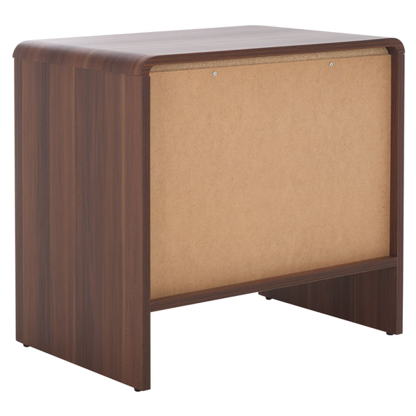 Safavieh Arsenio Nightstand With Drawer - Stylish Walnut Finish For Modern Bedroom Décor And Storage Solutions Walnut Pb,Mdf Nst3100a