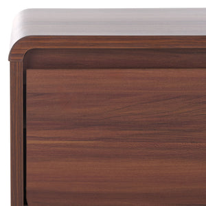 Safavieh Arsenio Nightstand With Drawer - Stylish Walnut Finish For Modern Bedroom Décor And Storage Solutions Walnut Pb,Mdf Nst3100a