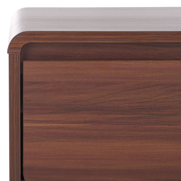 Safavieh Arsenio Nightstand With Drawer - Stylish Walnut Finish For Modern Bedroom Décor And Storage Solutions Walnut Pb,Mdf Nst3100a