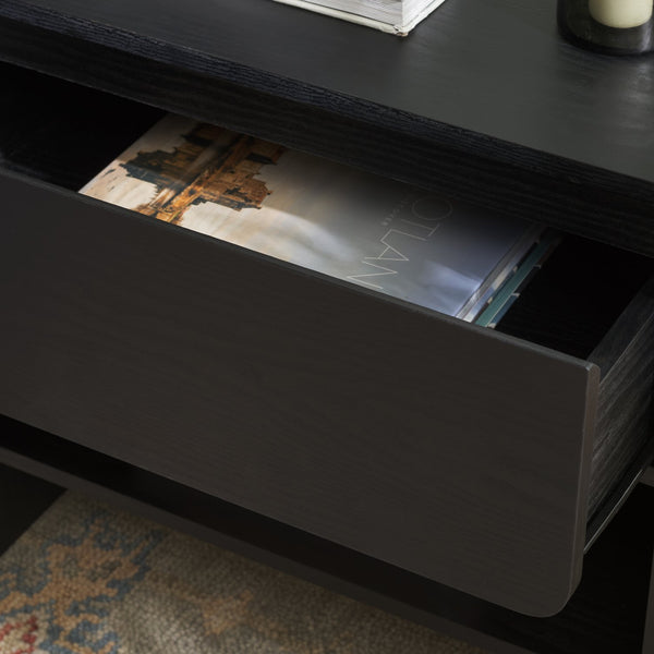 Safavieh Arsenio Nightstand With Drawer - Stylish Walnut Finish For Modern Bedroom Décor And Storage Solutions Black Pb,Mdf Nst3100b