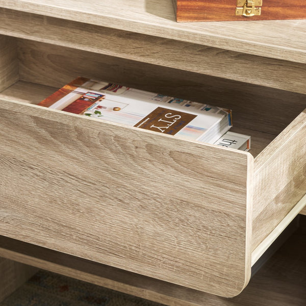 Safavieh Arsenio Nightstand With Drawer - Stylish Walnut Finish For Modern Bedroom Décor And Storage Solutions Light Cream Pb,Mdf Nst3100c