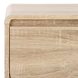 Safavieh Arsenio Modern Nightstand With Soft-Close Drawer - Sculptural Design For Contemporary Bedrooms Light Cream NST3100C