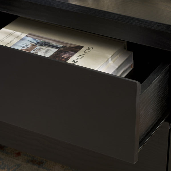 Safavieh Arsenio 2 Drawer Nightstand - Stylish Storage Solution For Your Bedroom With Timeless Elegance Black Pb,Mdf Nst3101b