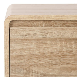 Safavieh Arsenio 2 Drawer Nightstand - Modern Sculptural Design With Soft-Close Drawers For Stylish Storage Light Cream NST3101C