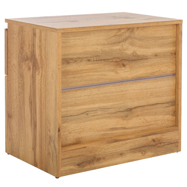 Safavieh Conall 1 Drawer Nightstand In Oak - Elegant Storage Solution For Your Bedroom Decor And Essentials Oak Particle Board And Mdf Nst3102a