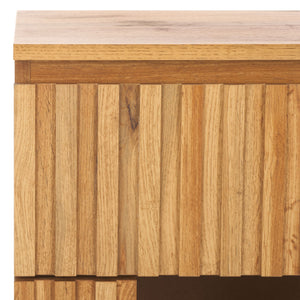 Safavieh Conall 1 Drawer Nightstand In Oak - Elegant Storage Solution For Your Bedroom Decor And Essentials Oak Particle Board And Mdf Nst3102a