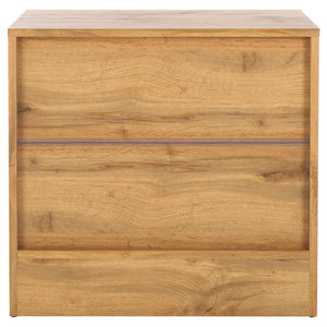 Safavieh Conall 2 Drawer Nightstand In Elegant Oak – Stylish Storage Solution For Your Bedroom Decor! Oak Particle Board And Mdf Nst3103a