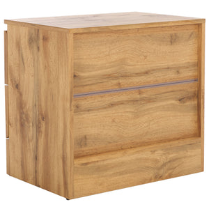 Safavieh Conall 2 Drawer Nightstand In Elegant Oak – Stylish Storage Solution For Your Bedroom Decor! Oak Particle Board And Mdf Nst3103a