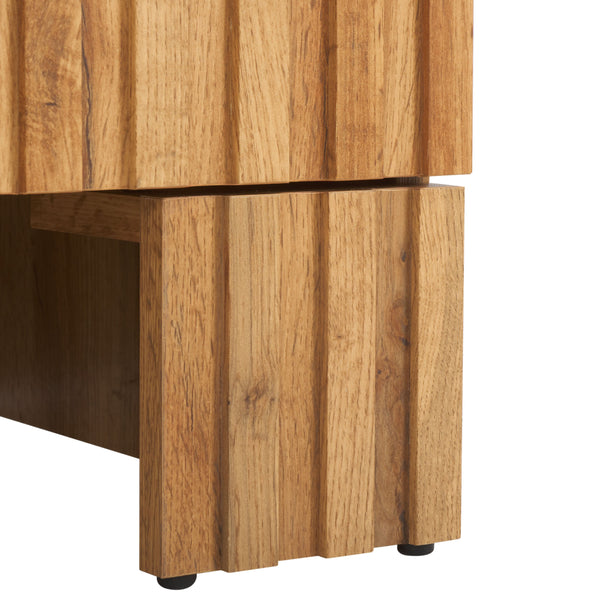 Safavieh Conall 2 Drawer Nightstand In Elegant Oak – Stylish Storage Solution For Your Bedroom Decor! Oak Particle Board And Mdf Nst3103a