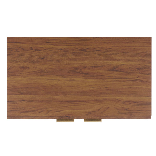 Safavieh Quaid 1 Drawer 2 Door Nightstand In Elegant Walnut Finish For Stylish Bedroom Storage Solutions Walnut ,Brass Pb ,Mdf Nst3104a