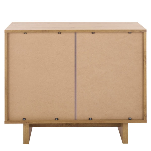 Safavieh Quaid Modern 1 Drawer 2 Door Nightstand - Elegant Storage Solution For Stylish Bedrooms And More Oak NST3104C