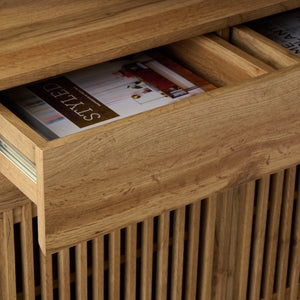 Safavieh Quaid 1 Drawer 2 Door Nightstand In Elegant Walnut Finish For Stylish Bedroom Storage Solutions Oak ,Brass Pb ,Mdf Nst3104c