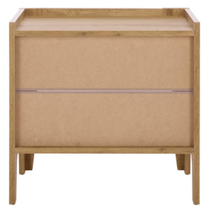 Safavieh Equit 1 Drawer Nightstand In Oak - Modern & Compact Storage Solution For Stylish Bedrooms & Apartments NST3105A