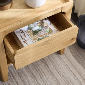 Safavieh Equit 1 Drawer Nightstand In Oak - Elegant, Functional, And Compact Design For Your Bedroom Retreat Oak Pb ,Mdf Nst3105a