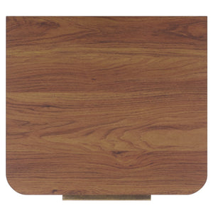 Safavieh Brey 2 Drawer Nightstand - Elegant Storage Solution With Rustic Rattan & Modern Design For Any Bedroom Walnut / Brass NST3107A