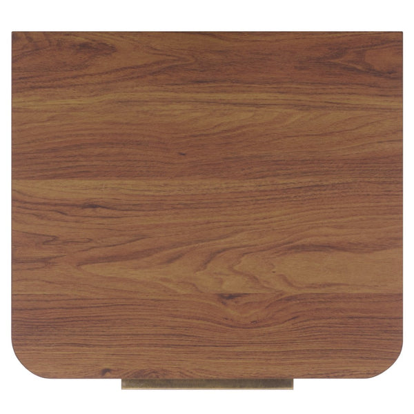 Safavieh Brey 2 Drawer Nightstand - Elegant Storage Solution With Rustic Rattan & Modern Design For Any Bedroom Walnut / Brass NST3107A