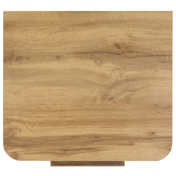 Safavieh Brey 2 Drawer Nightstand - Elegant Storage Solution With Rustic Rattan & Modern Design For Any Bedroom Oak / Brass NST3107C