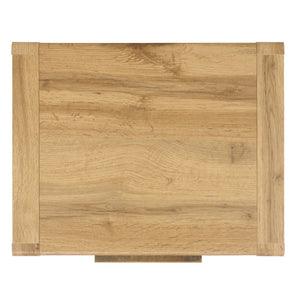 Safavieh Angeria 2 Drawer Nightstand - Modern Oak With Brass Accents For Stylish Bedroom Storage & Decor NST3109A
