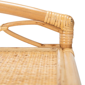 Safavieh Bea Nightstand With Drawer & Shelf – Coastal-inspired Wood & Rattan Design For Serene Bedrooms Natural Wood,Cane Nst4000a