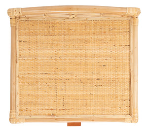 Safavieh Bea Nightstand With Drawer & Shelf – Coastal-inspired Wood & Rattan Design For Serene Bedrooms Natural Wood,Cane Nst4000a