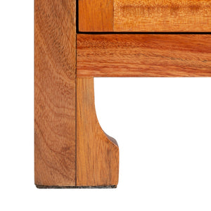 Safavieh Dave Coastal Style Nightstand With Storage, Natural Wood Frame & Rattan For Modern Interiors Natural NST4003A