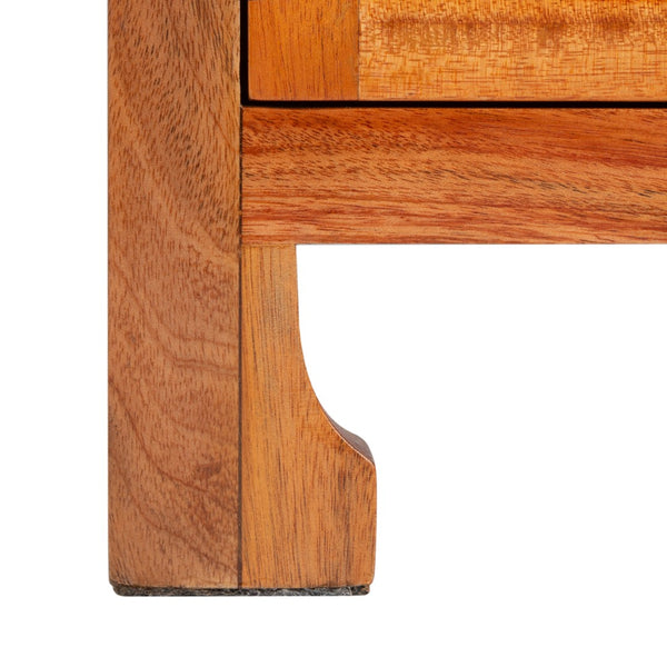 Safavieh Dave Coastal Style Nightstand With Storage, Natural Wood Frame & Rattan For Modern Interiors Natural NST4003A