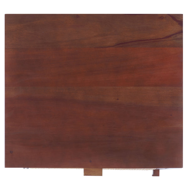 Safavieh Dave 1 Drawer 1 Door Nightstand - Dark Natural Elegance For Stylish Storage In Any Bedroom Or Living Room Dark Natural ,Natural Carb P2 Plywood,Weaving Nst4003e