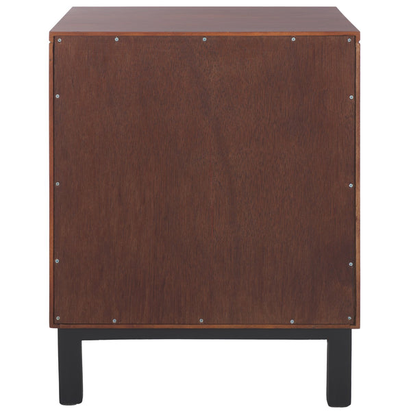 Safavieh Erica 2 Drawer Nightstand – Dark Natural Elegance With Spacious Storage For A Clutter-free Bedroom Dark Natural ,Natural Carb P2 Plywood,Weaving Nst4006d