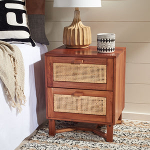 Safavieh Hedwig 2 Drawer Nightstand NST4007A
