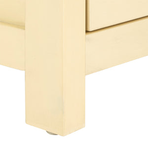 Safavieh Ellie 2 Drawer Nightstand White Wood Nst5000a