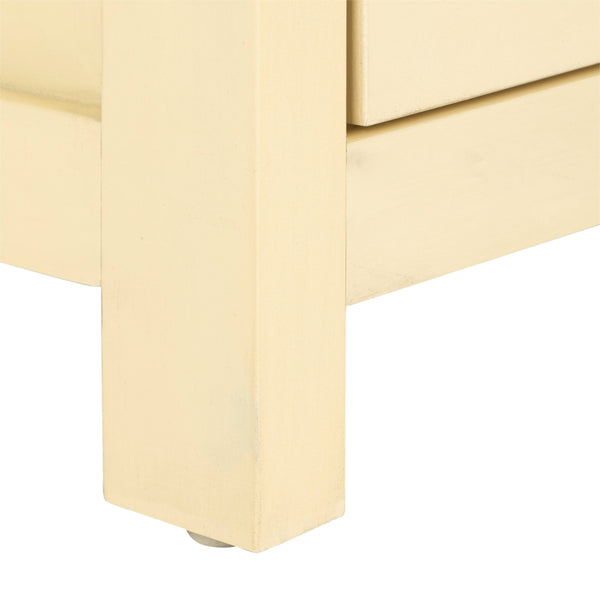 Safavieh Ellie 2 Drawer Nightstand White Wood Nst5000a