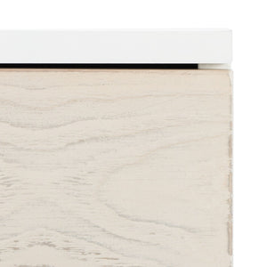 Safavieh Genevieve 2-Drawer Nightstand – Timeless Vintage Charm With Modern Design For Every Bedroom Style White / White Washed NST5002D