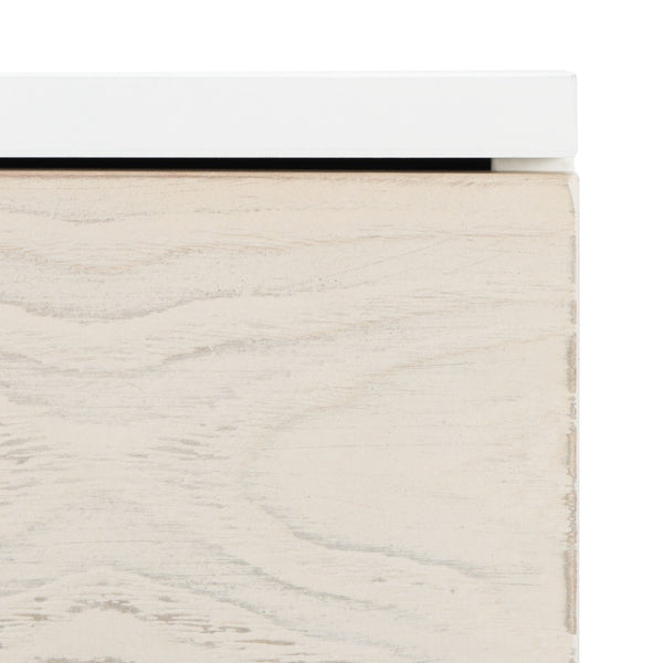 Safavieh Genevieve 2-Drawer Nightstand – Timeless Vintage Charm With Modern Design For Every Bedroom Style White / White Washed NST5002D