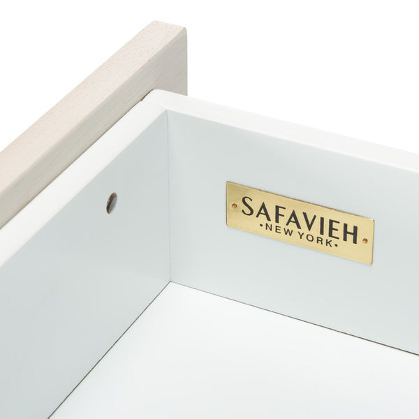 Safavieh Genevieve 2-Drawer Nightstand – Timeless Vintage Charm With Modern Design For Every Bedroom Style White / White Washed NST5002D