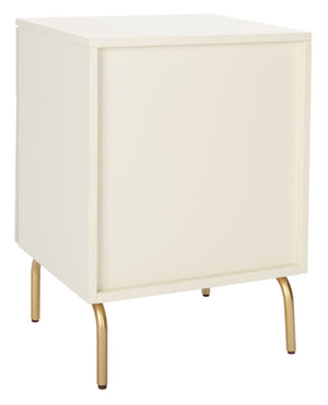 Safavieh Genevieve 2-Drawer Nightstand – Timeless Vintage Charm With Modern Design For Every Bedroom Style Cream / White Washed NST5002E